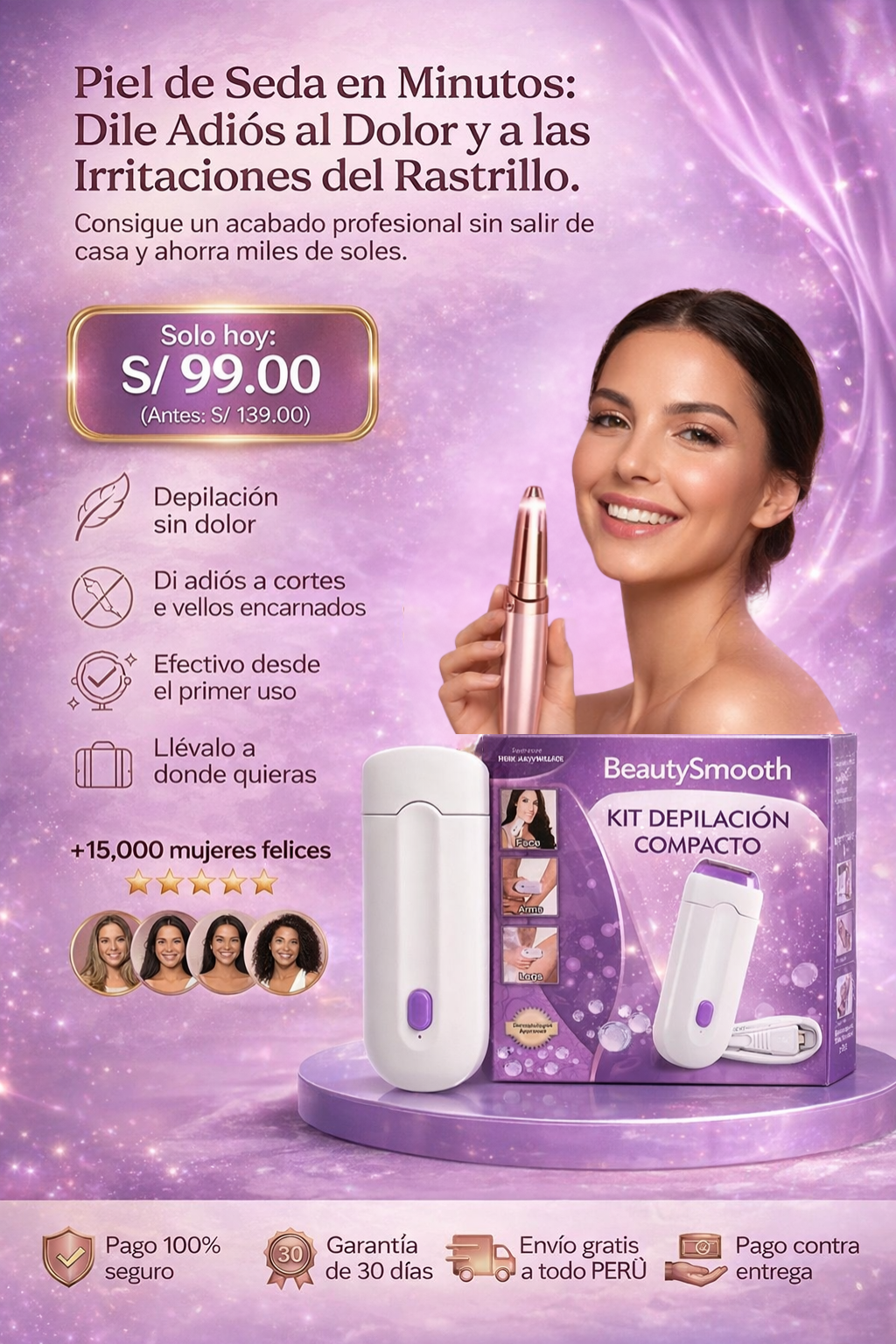 KIT Premium Depilador corporal