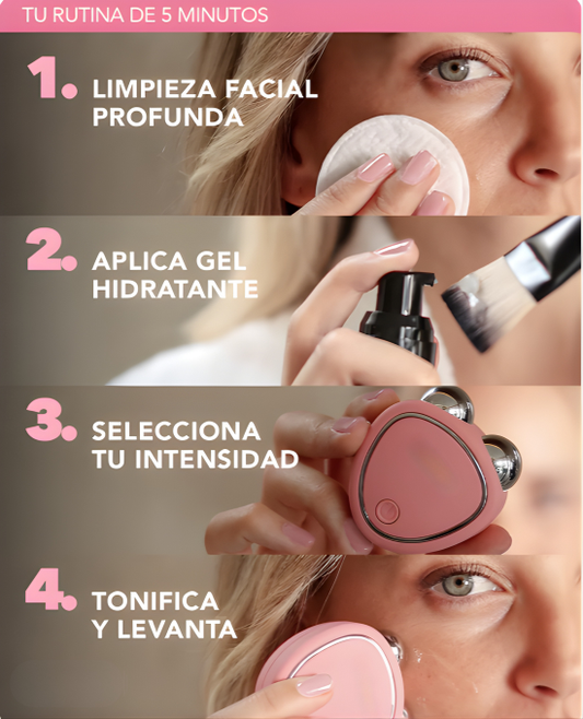 Masajeador Facial Microcorriente